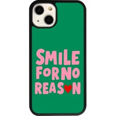 iPhone 13 Case Hülle - Silikon schwarz Smile for no reason 2026