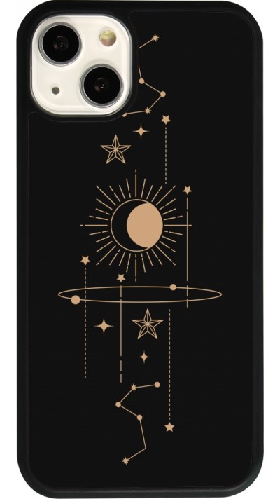 iPhone 13 Case Hülle - Silikon schwarz Spring 23 astro