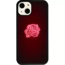 iPhone 13 Case Hülle - Silikon schwarz Spring 23 neon rose