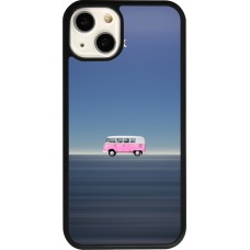 iPhone 13 Case Hülle - Silikon schwarz Spring 23 pink bus