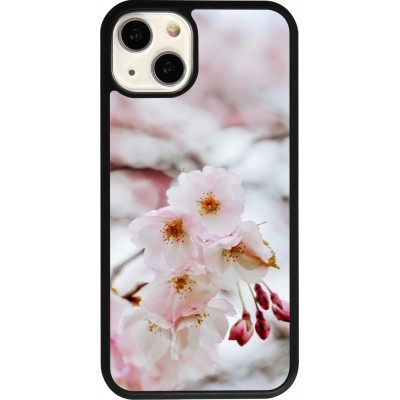 iPhone 13 Case Hülle - Silikon schwarz Cherry tree Spring 2026