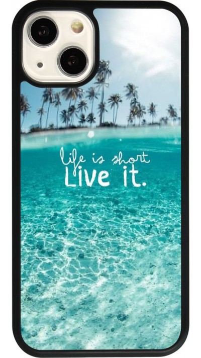 iPhone 13 Case Hülle - Silikon schwarz Summer 18 24