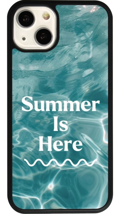 iPhone 13 Case Hülle - Silikon schwarz Summer 2025 Summer is here