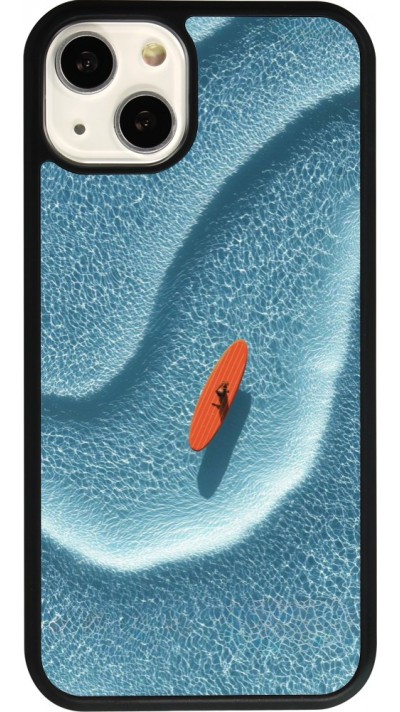 iPhone 13 Case Hülle - Silikon schwarz Orange surf Summer 2026