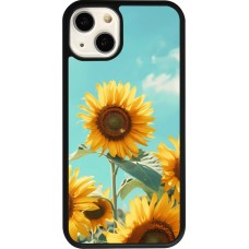 iPhone 13 Case Hülle - Silikon schwarz Sunflowers Summer 2026