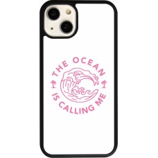 iPhone 13 Case Hülle - Silikon schwarz The Ocean is calling me