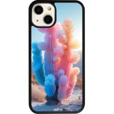 Coque iPhone 13 - Silicone rigide noir Artificial vegetation 2025