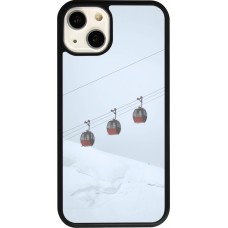 iPhone 13 Case Hülle - Silikon schwarz Winter 22 ski lift