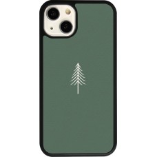 iPhone 13 Case Hülle - Silikon schwarz Christmas 22 minimalist tree