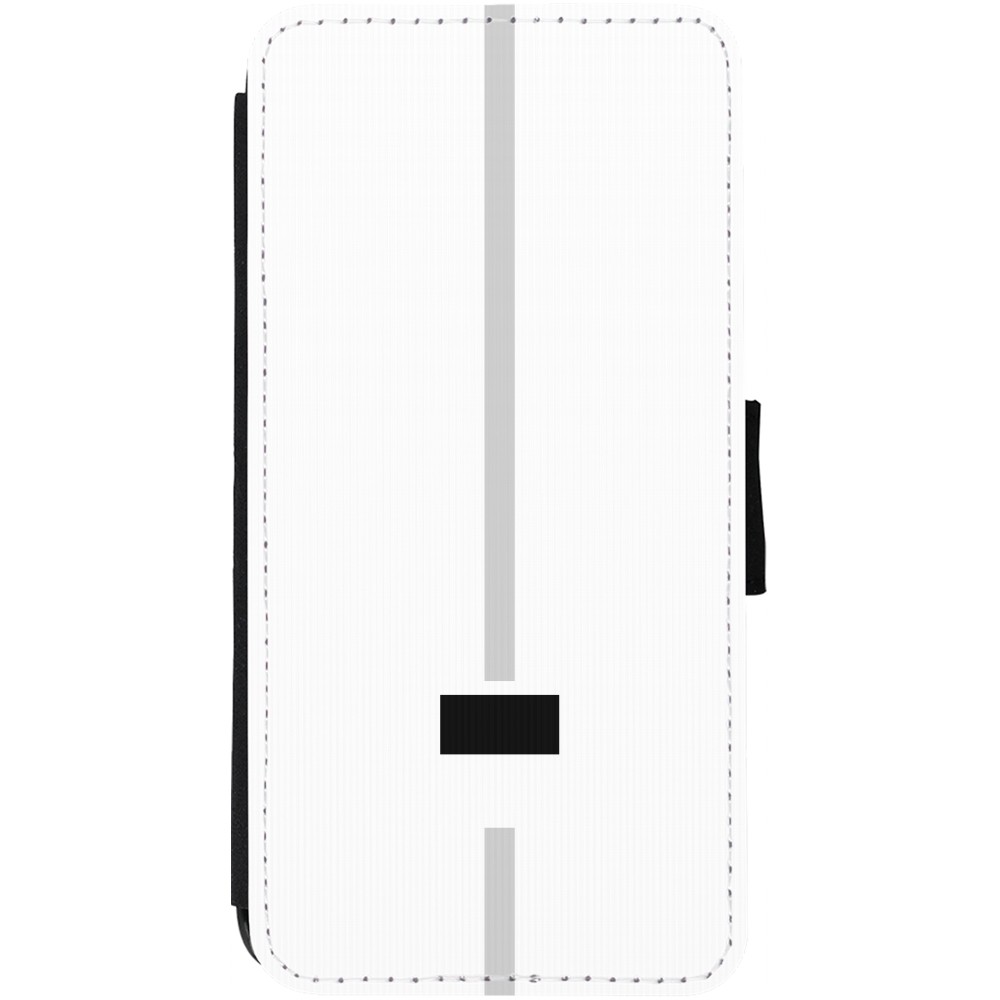 Coque iPhone 13 - Wallet noir Canton FR blanc