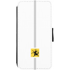 Coque iPhone 13 - Wallet noir Canton SH blanc