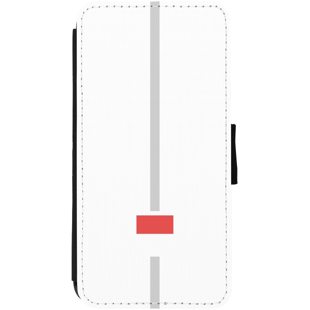 Coque iPhone 13 - Wallet noir Canton SO blanc