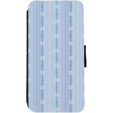 Coque iPhone 13 - Wallet noir Edelweiss