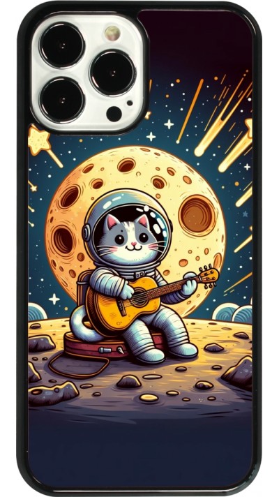 Coque iPhone 13 Pro Max - AstroCat RockLune