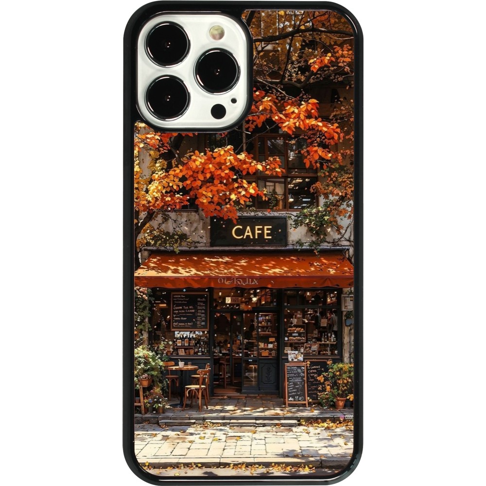 iPhone 13 Pro Max Case Hülle - Autumn 25 Coffee shop