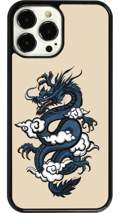 iPhone 13 Pro Max Case Hülle - Blue Dragon Tattoo
