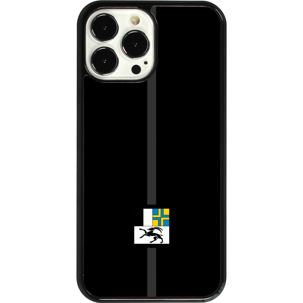 iPhone 13 Pro Max Case Hülle - Kanton GR schwarz