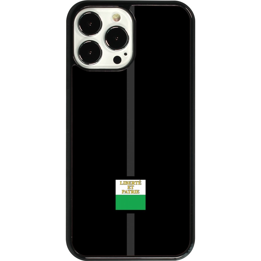 iPhone 13 Pro Max Case Hülle - Kanton VD schwarz