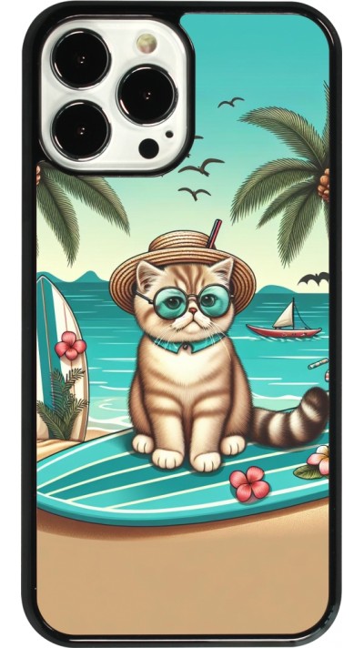 iPhone 13 Pro Max Case Hülle - Chat Surf Stil