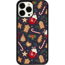Coque iPhone 13 Pro Max - Christmas 25 Pattern Gingerbread House
