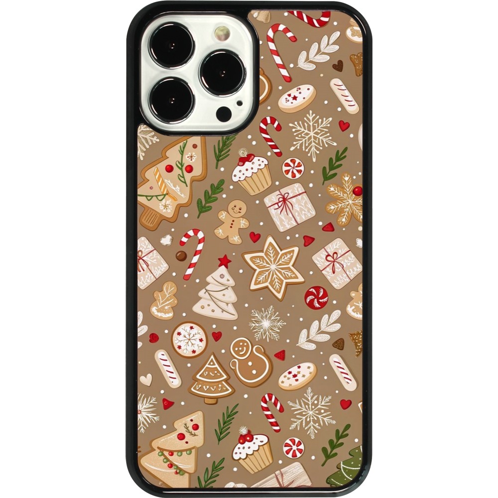 Coque iPhone 13 Pro Max - Christmas 25 Pattern Ginger Cookie