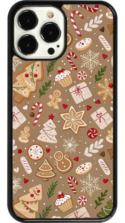 Coque iPhone 13 Pro Max - Christmas 25 Pattern Ginger Cookie