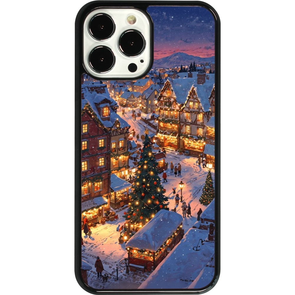 Coque iPhone 13 Pro Max - Christmas 25 Xmas Village