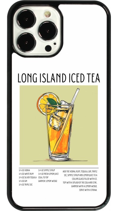Coque iPhone 13 Pro Max - Cocktail recette Long Island Ice Tea