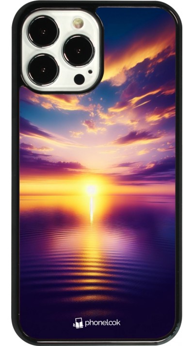 iPhone 13 Pro Max Case Hülle - Sonnenuntergang gelb violett