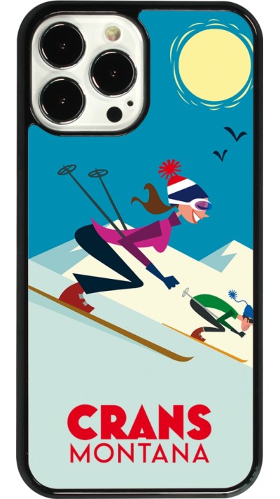 Coque iPhone 13 Pro Max - Crans-Montana Ski Downhill
