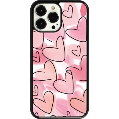 Coque iPhone 13 Pro Max - Easter 2023 pink hearts