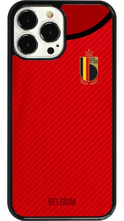 Coque iPhone 13 Pro Max - Maillot de football Belgique 2022 personnalisable