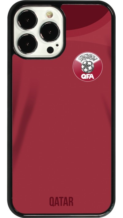 iPhone 13 Pro Max Case Hülle - Katar 2022 personalisierbares Fussballtrikot