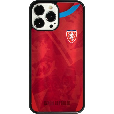 Coque iPhone 13 Pro Max - Maillot de football République Tchèque personnalisable