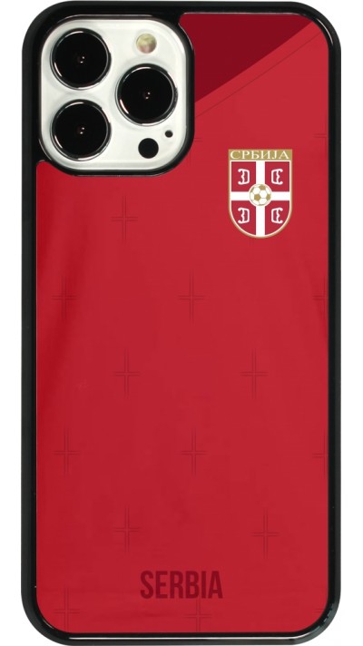 iPhone 13 Pro Max Case Hülle - Serbien 2022 personalisierbares Fussballtrikot