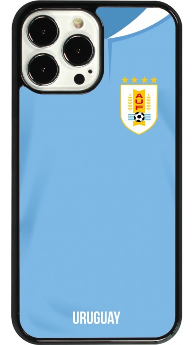 Coque iPhone 13 Pro Max - Maillot de football Uruguay 2022 personnalisable