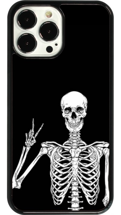 iPhone 13 Pro Max Case Hülle - Halloween 2023 peace skeleton