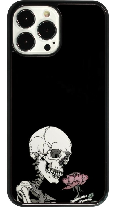 Coque iPhone 13 Pro Max - Halloween 2023 rose and skeleton