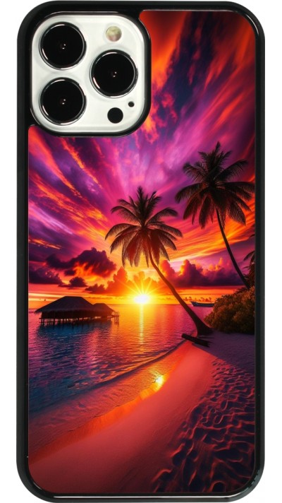 iPhone 13 Pro Max Case Hülle - Malediven Abenddämmerung Glückseligkeit