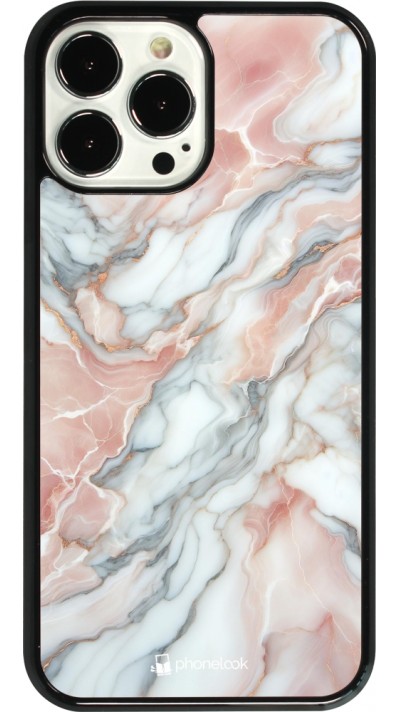 iPhone 13 Pro Max Case Hülle - Rosa Leuchtender Marmor