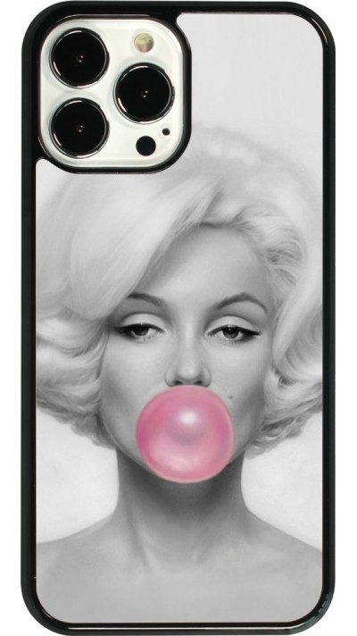 Coque iPhone 13 Pro Max - Marilyn Bubble