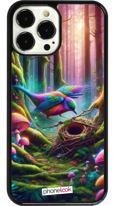 Coque iPhone 13 Pro Max - Oiseau Nid Forêt