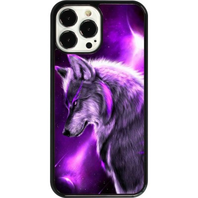 iPhone 13 Pro Max Case Hülle - Purple Sky Wolf