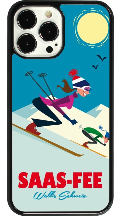 Coque iPhone 13 Pro Max - Saas-Fee Ski Downhill