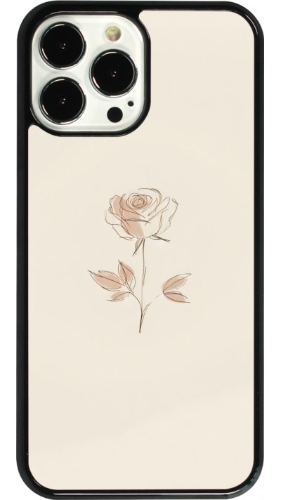 Coque iPhone 13 Pro Max - Sable Rose Minimaliste