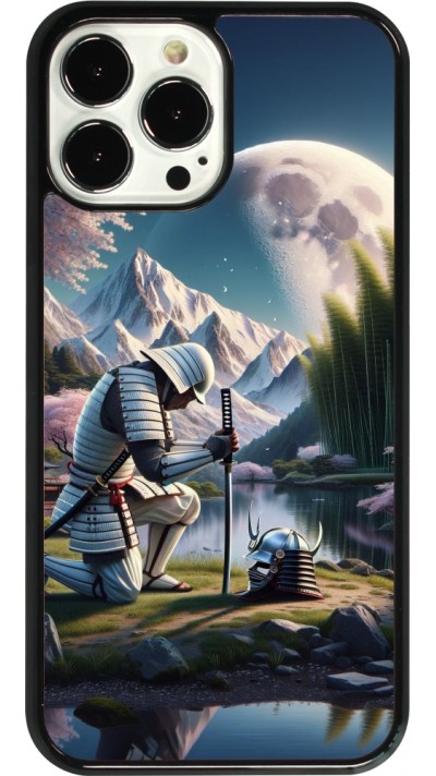 Coque iPhone 13 Pro Max - Samurai Katana Lune