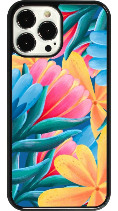 iPhone 13 Pro Max Case Hülle - Spring 23 colorful flowers
