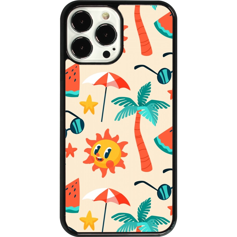 iPhone 13 Pro Max Case Hülle - Summer 2025 Pattern soleil