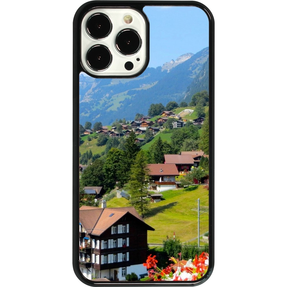Coque iPhone 13 Pro Max - Fête Nationale Suisse Paysage
