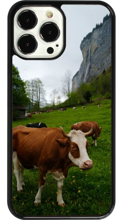 Coque iPhone 13 Pro Max - Fête Nationale Suisse Vaches